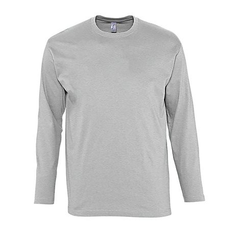  Tee-shirt couleur manches longues homme