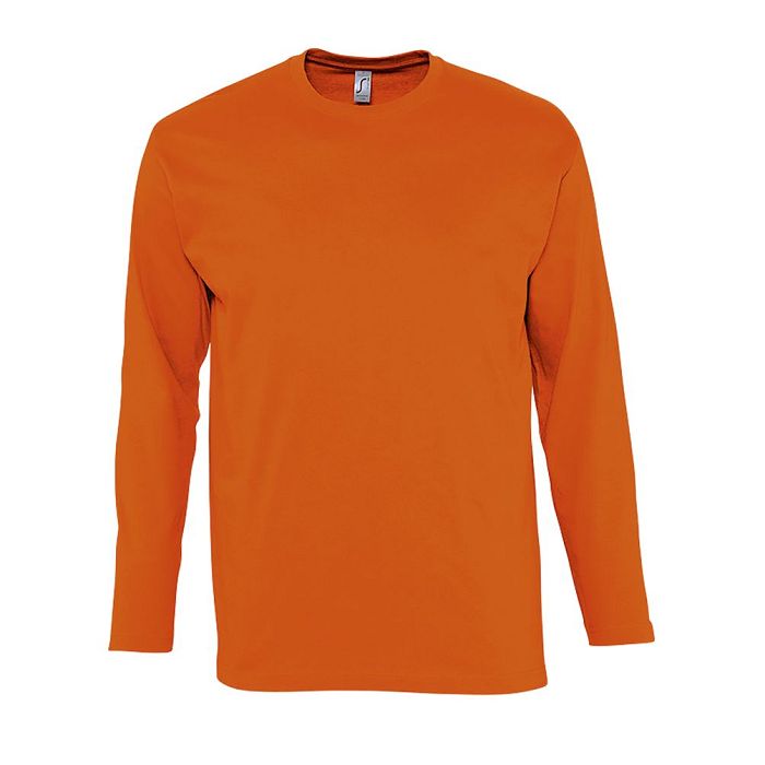  Tee-shirt couleur manches longues homme