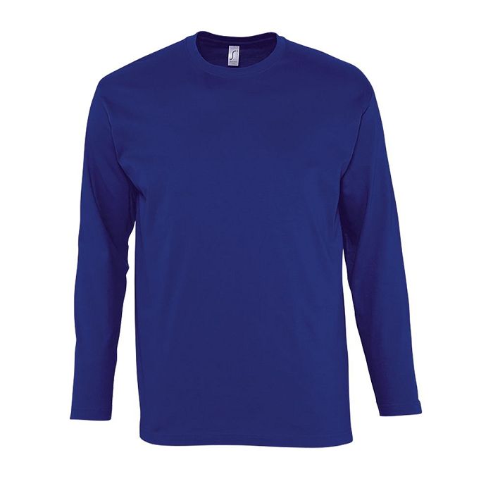  Tee-shirt couleur manches longues homme