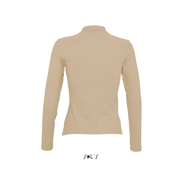  Polo femme manches longues publicitaire couleur