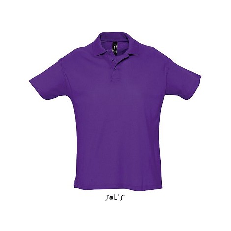 Polo couleur corporate homme