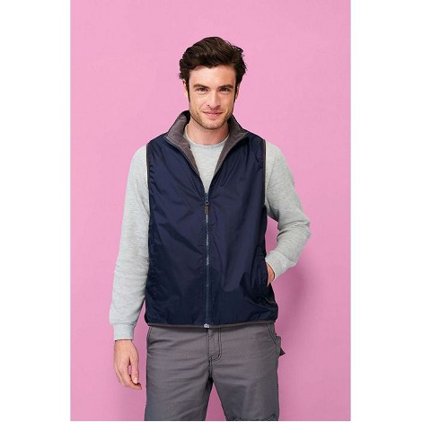 Bodywarmer unisexe réversible