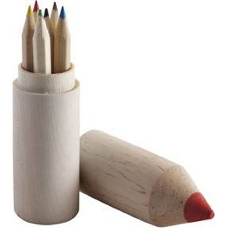 Crayons de couleur en tube