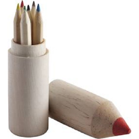  Crayons de couleur en tube