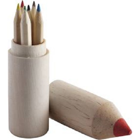 Crayons de couleur en tube
