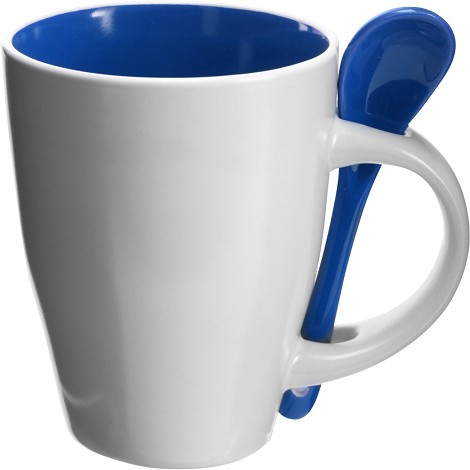 Mug en céramique avec cuillère
