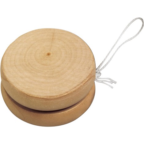 Yoyo en bois publicitaire