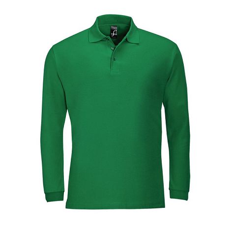  Polo homme manches longues publicitaire couleur