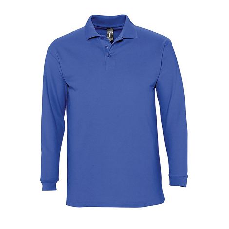  Polo homme manches longues publicitaire couleur