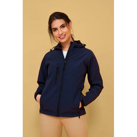 Veste softshell femme à capuche