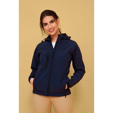 Veste softshell femme à capuche