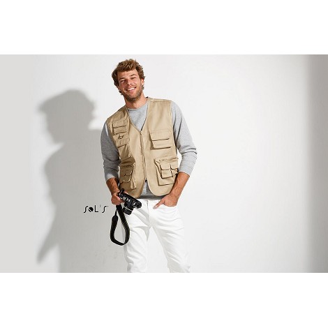 Gilet reporter homme