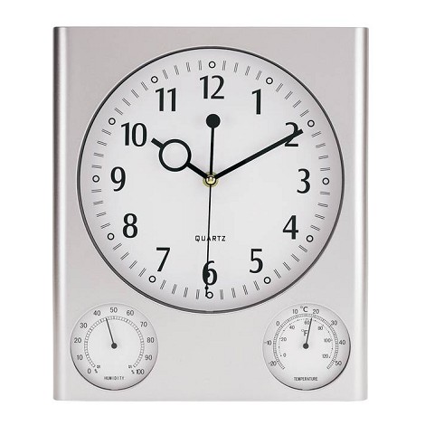 Pendule rectangulaire avec thermo