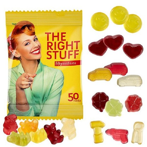 Bonbons publicitaires en sachet