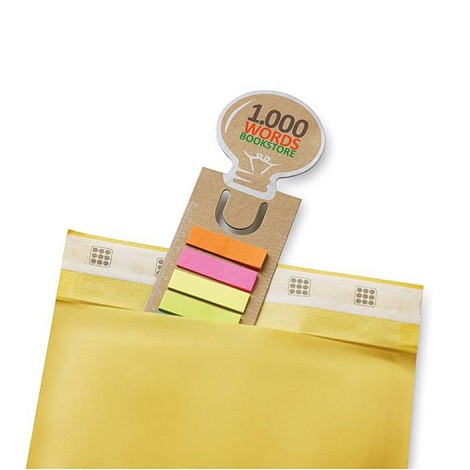 Marque page en forme d'ampoule