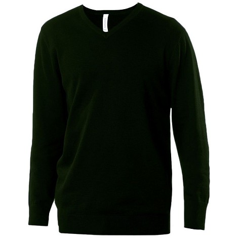 Pull col V homme