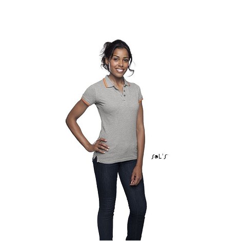 Polo manches courtes femme