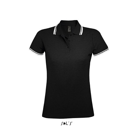 Polo manches courtes femme
