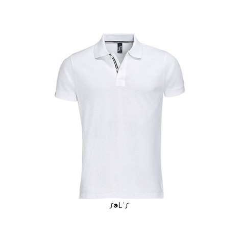 Polo col rayé homme