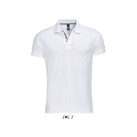 Polo col rayé homme