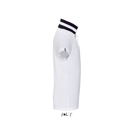 Polo col rayé homme