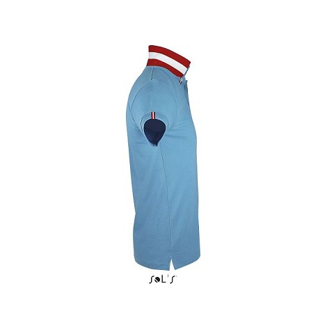 Polo col rayé homme