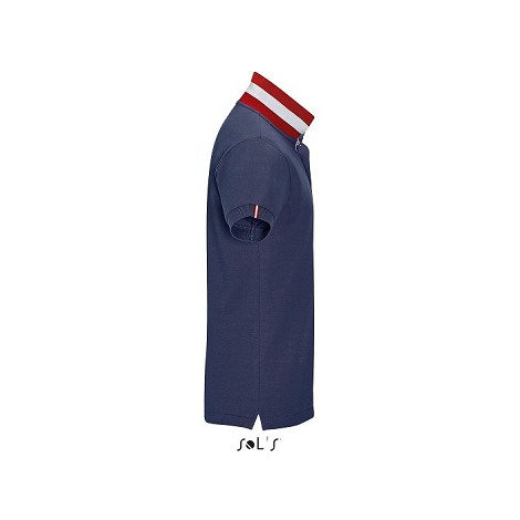 Polo col rayé homme