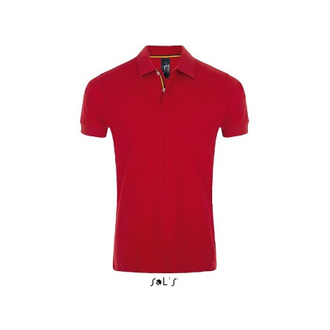 Polo col rayé homme