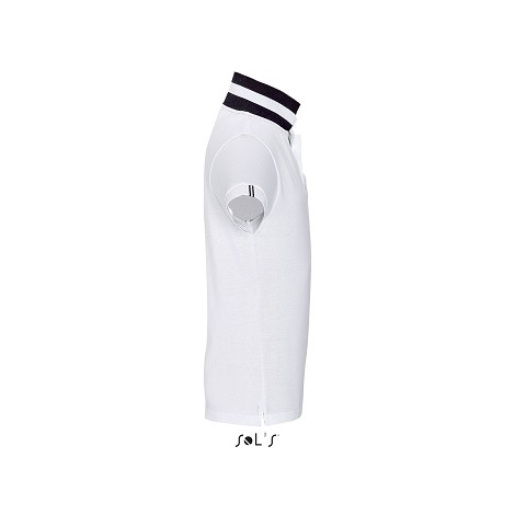 Polo col rayé homme