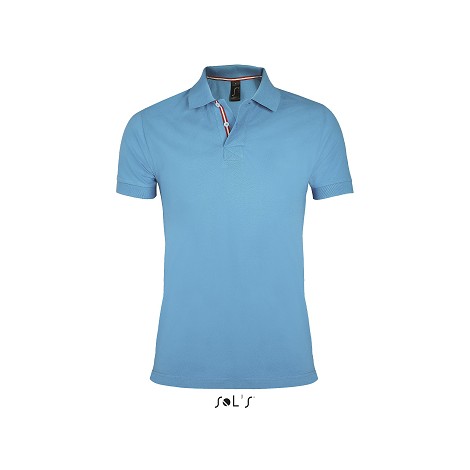 Polo col rayé homme