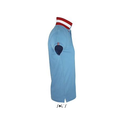 Polo col rayé homme