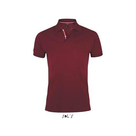 Polo col rayé homme