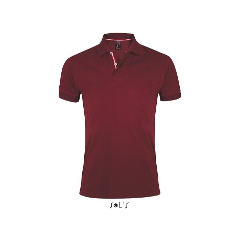  Polo col rayé homme