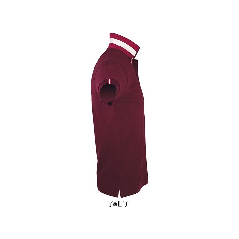 Polo col rayé homme