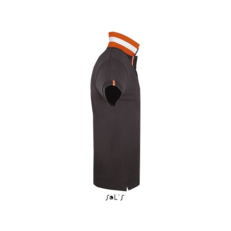 Polo col rayé homme