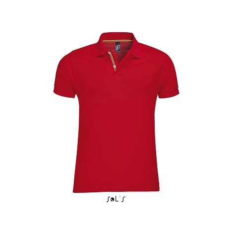 Polo col rayé homme