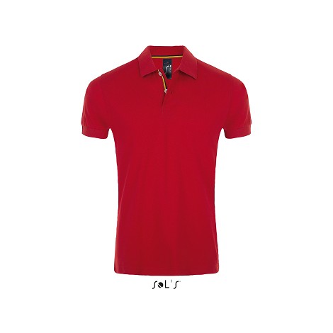 Polo col rayé homme