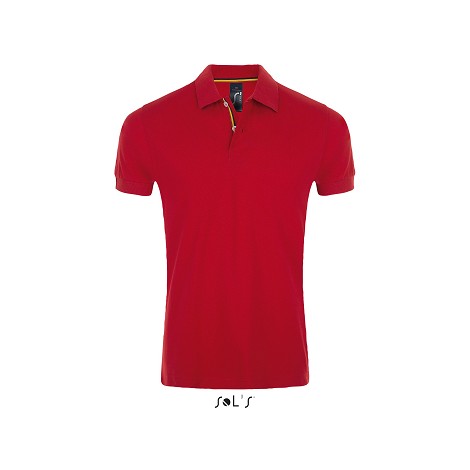  Polo col rayé homme