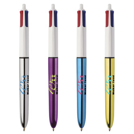 Stylo 4 couleurs shine BIC