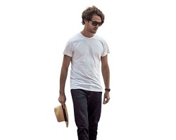 Tee shirt jersey lavable 60° blanc