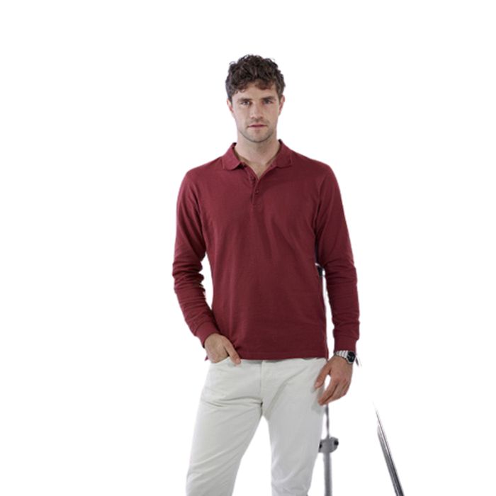  Polo manches longues homme