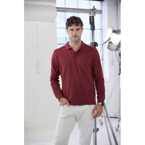 Polo manches longues homme