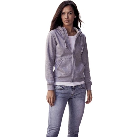  Sweatshirt capuche full zip femme