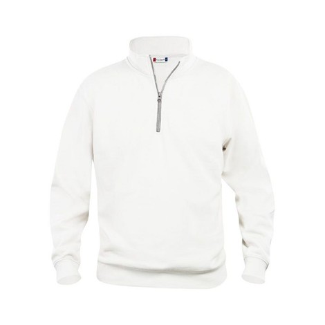 Sweatshirt col zip unisexe