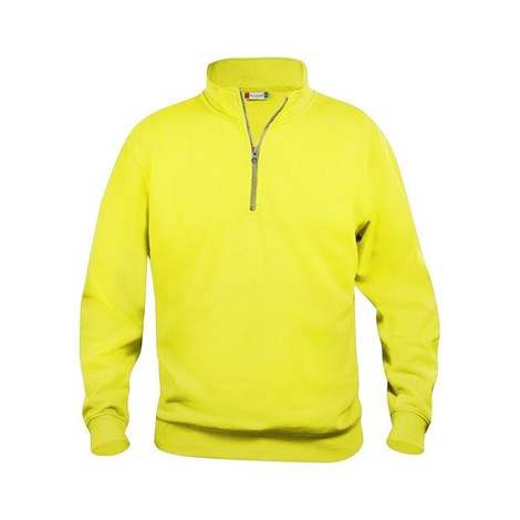 Sweatshirt col zip unisexe