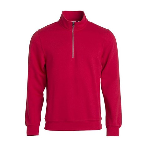 Sweatshirt col zip unisexe