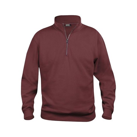Sweatshirt col zip unisexe
