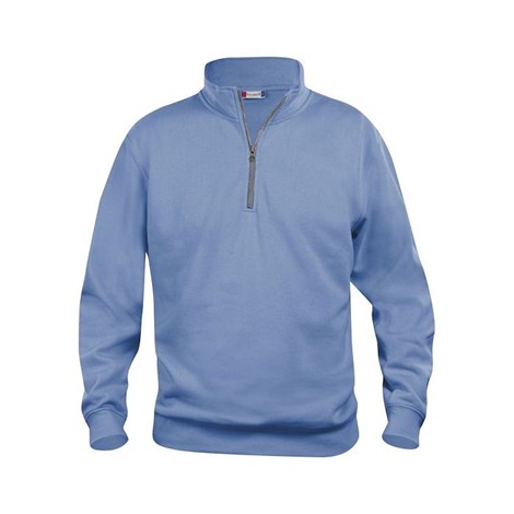 Sweatshirt col zip unisexe