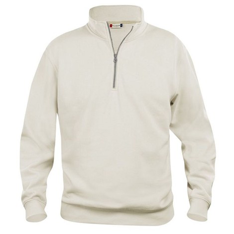 Sweatshirt col zip unisexe