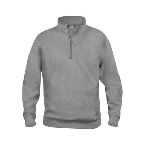 Sweatshirt col zip unisexe